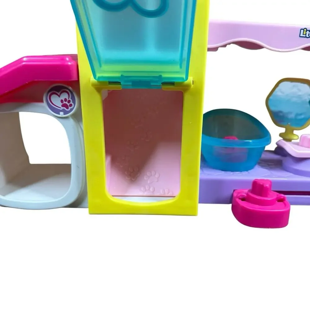 Fisher Price Little People Barbie Play & Care Pet Spa Playset Sounds NO Figures